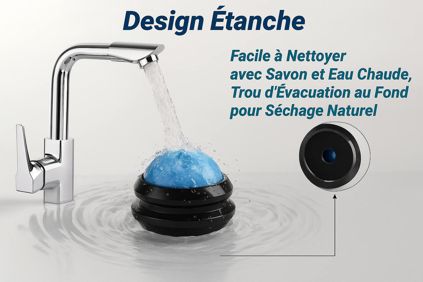 Design Étanche - Texte Français Seulement