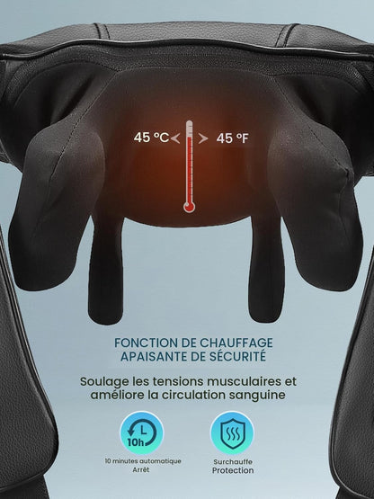 Masseur Shiatsu Cervical Chauffant REVIRA