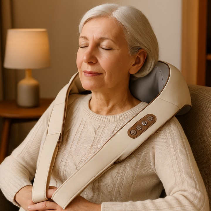 Masseur Shiatsu Cervical Chauffant REVIRA